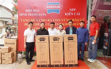 SUNHOUSE CHUNG TAY HỖ TRỢ TÁI THIẾT CUỘC SỐNG, KHẮC PHỤC HẬU QUẢ SAU BÃO BUALOI VÀ MATMO